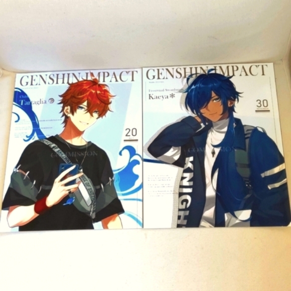 Genshin Impact Photo Print Gift Set 8x10 Size - Picture 2 of 7